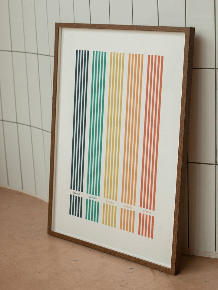 COLOR PALETTE A001 • WALLART DECOR product image (1)