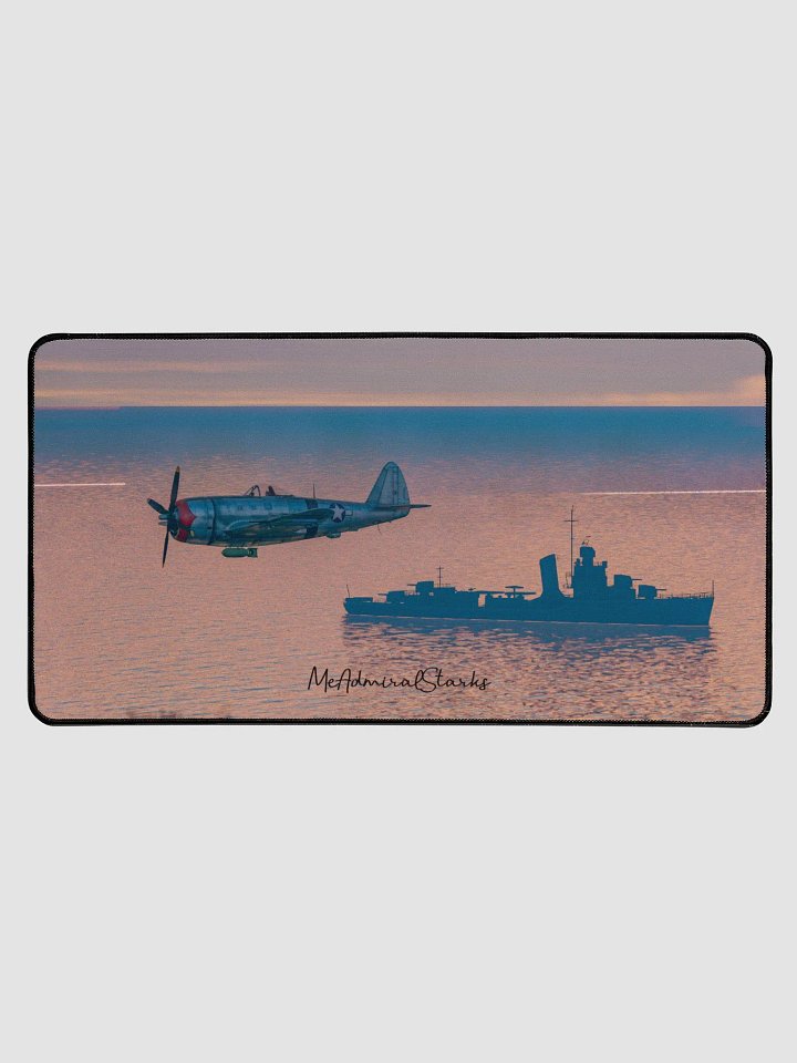 Gaming Desk Mat v2 P-47 in Normandy by MeAdmiralStarks (15.5
