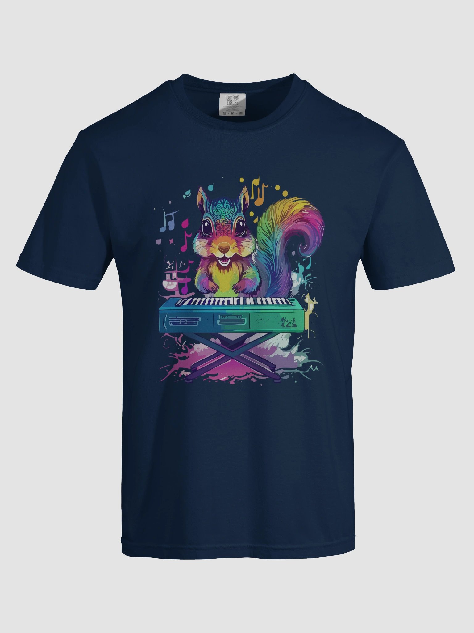 The Psychedelic Squirrel T-Shirt Keyboard product image (5)
