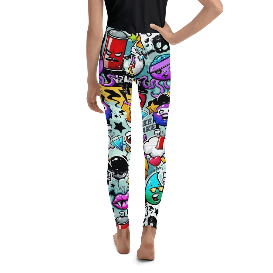 Kids Leggings – Poster Style Print for Trendy & Artistic Look product image (7)