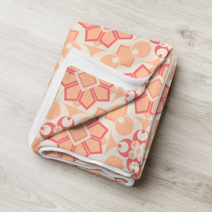 Peach Mosaic Throw Blanket product image (6)