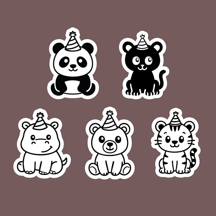 Jungle Safari Party Animals Set I product image (1)