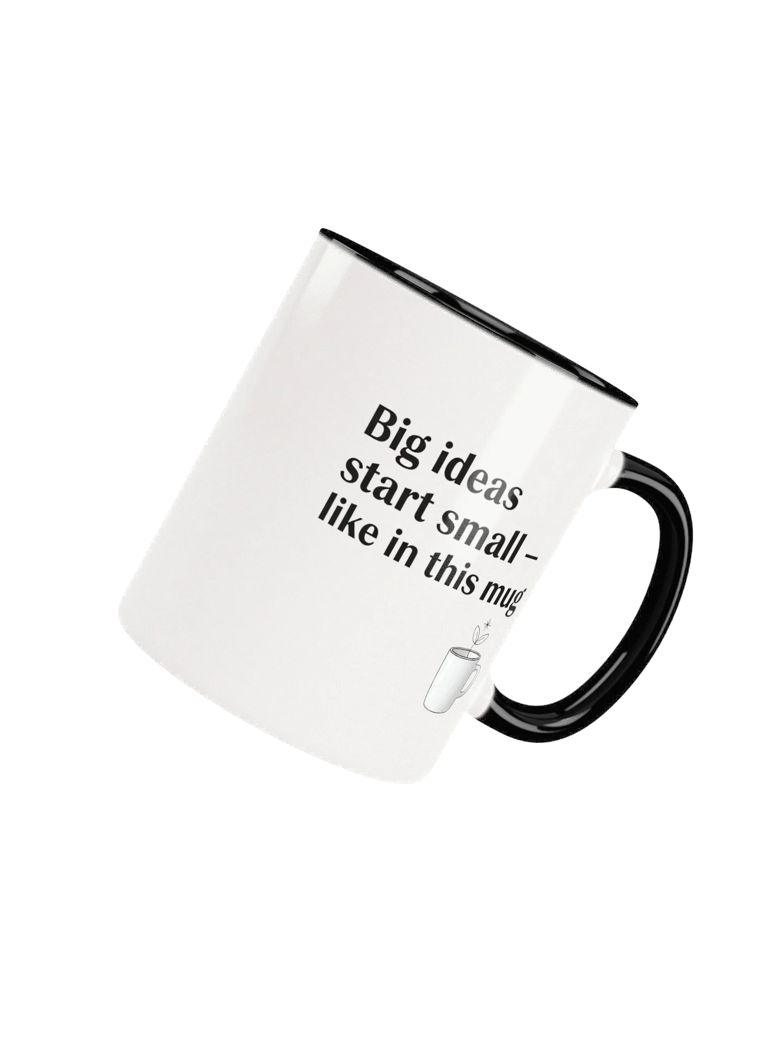 Big Ideas Start Small Mug – Inspirational Coffee Cup for Creatives & Dreamers product image (4)
