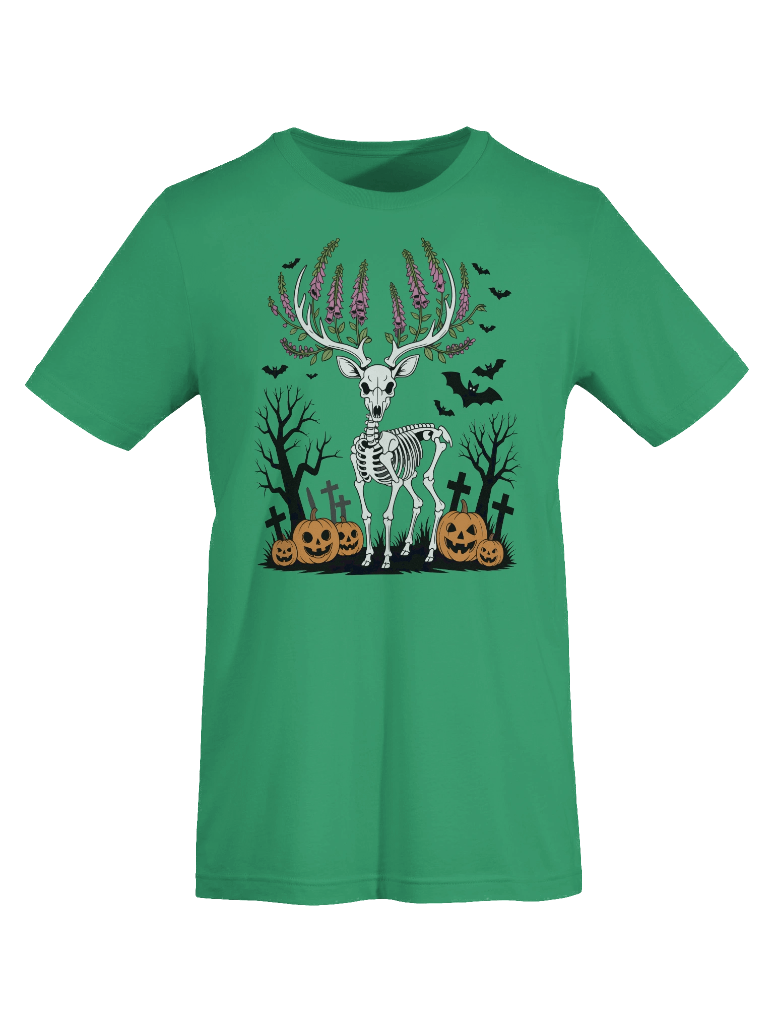 Floral Deer Halloween T-Shirt product image (39)
