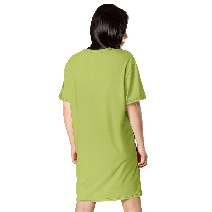 Oversized T-Shirt Dress - Vibrant Wild Willow, Sizes 2XS-6XL product image (2)