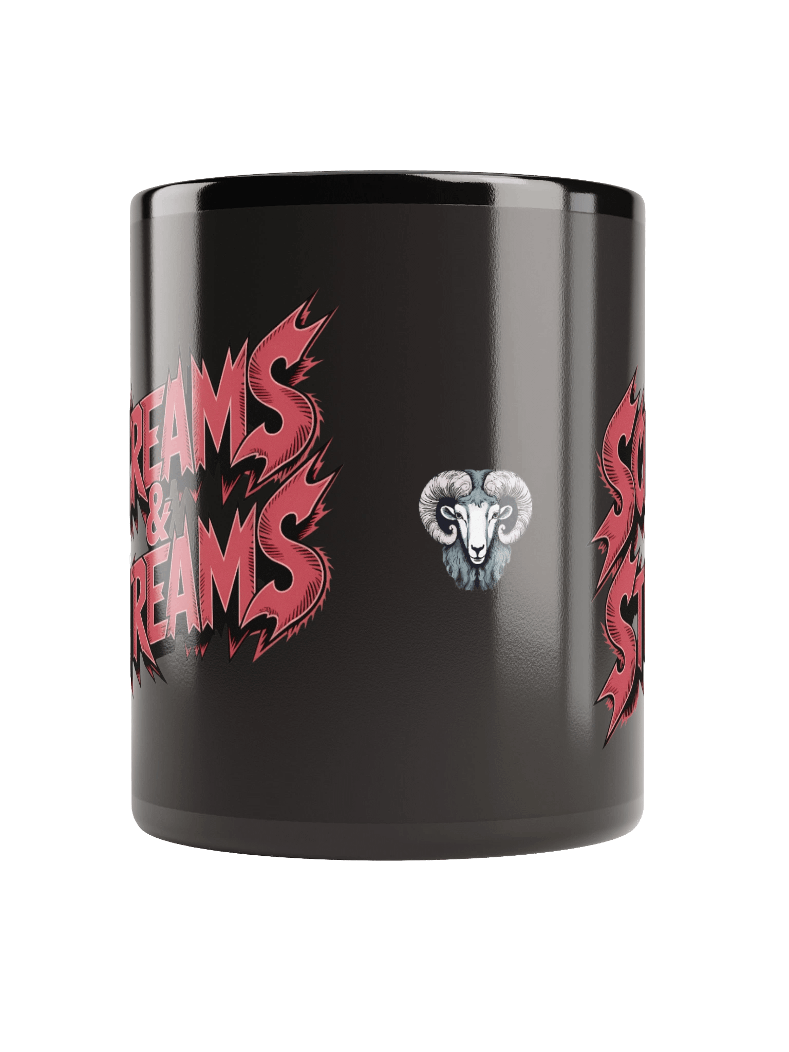 Slasher Screams & Streams Black Glossy Mug product image (5)