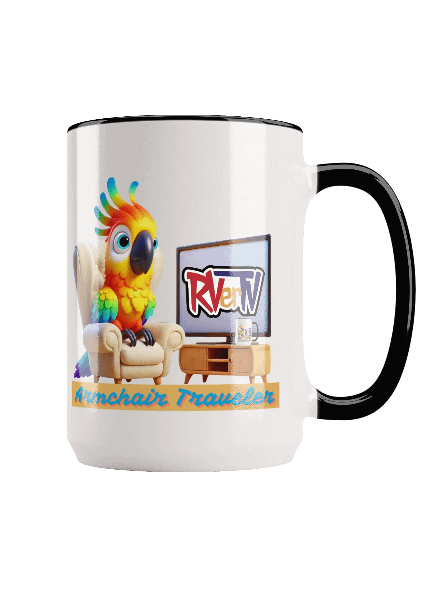 Armchair Traveler Bird - Coffee Mug product image (2)