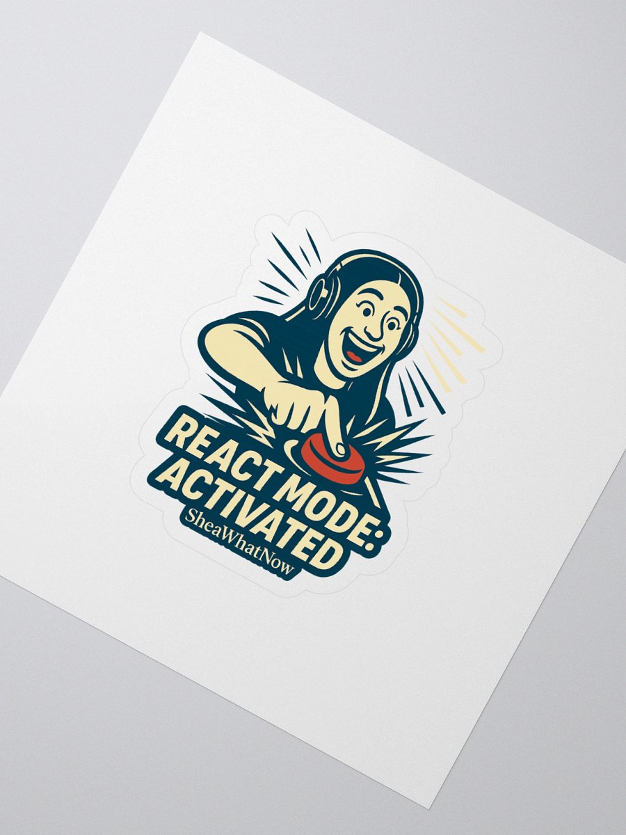React Mode: ACTIVATED Sticker product image (2)