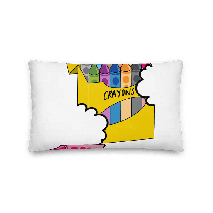 Vibrant Crayon Box All-Over Print Pillow product image (2)