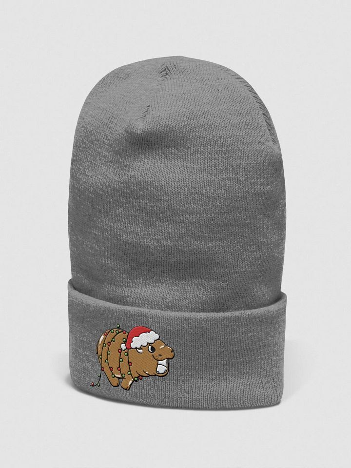 MOODENG'S CHRISTMAS LIGHTS BEANIE product image (2)