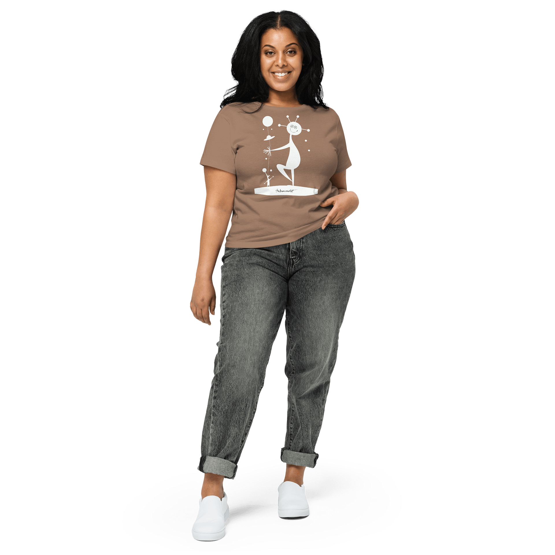 Cotton Heritage Women's High-Waisted Tee product image (19)