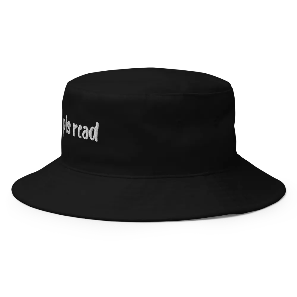 'pls read' Bucket Hat product image (3)