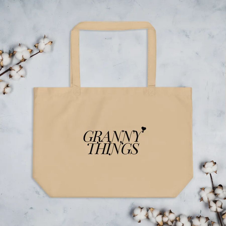 Granny Things Organic Canvas Tote product image (3)