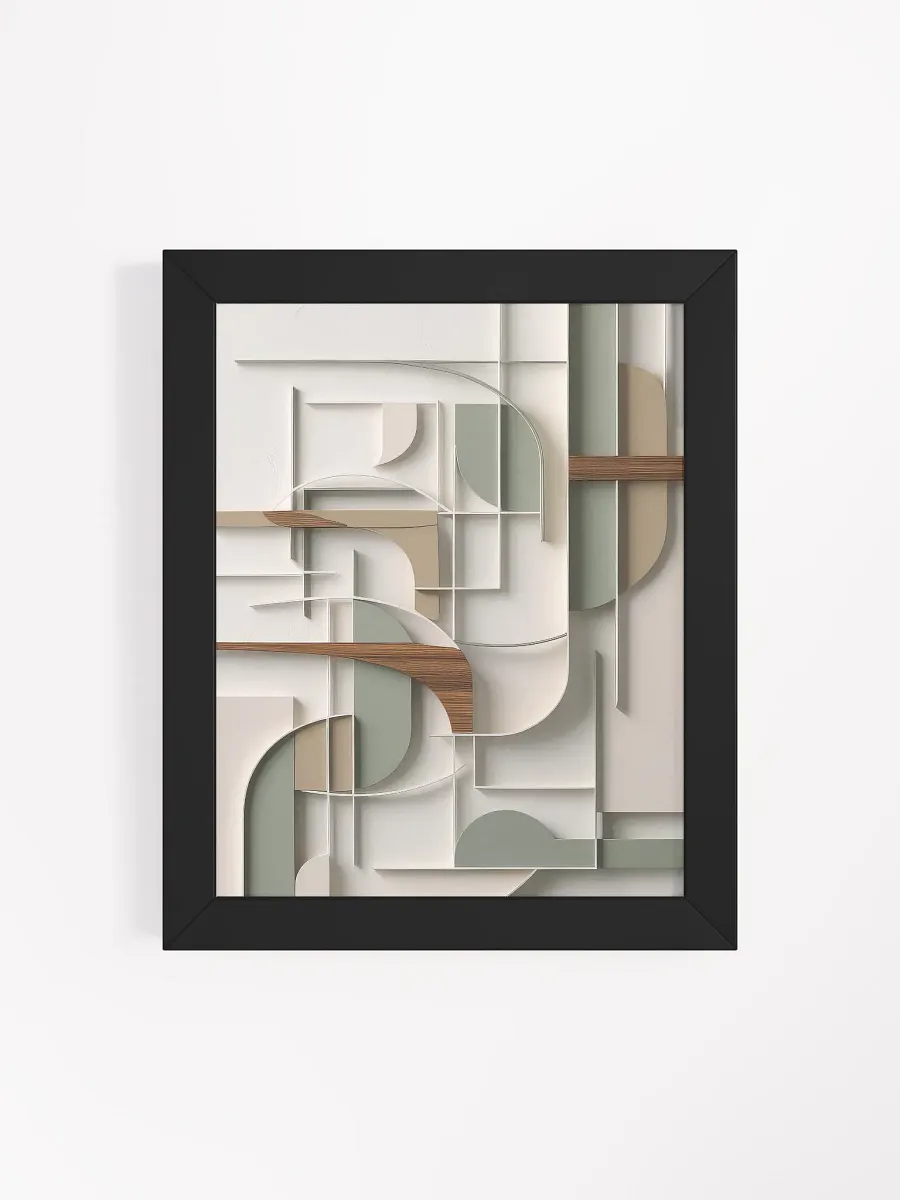 Modern Minimalist Art - Wall Art - Framed - v1 product image (29)