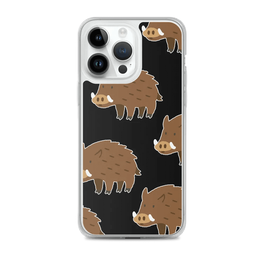 Boar Frenzy iPhone MagSafe® Clear Case product image (2)