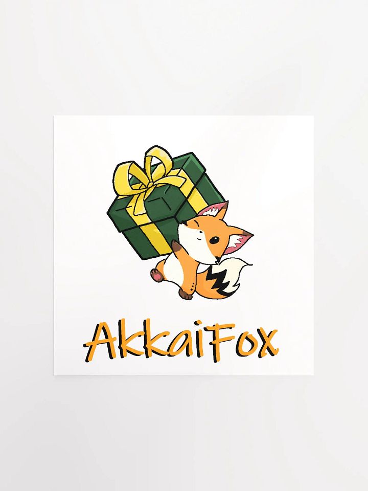 Fox Gift Poster product image (1)