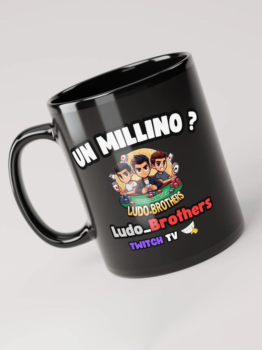 Tazza Nera Lucida Ludo_Brothers product image (5)