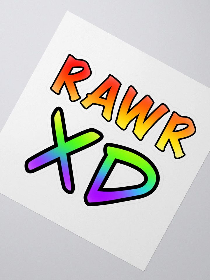 RAWR XD Sticker product image (2)