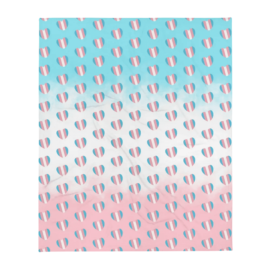 Trans Heart Blanket product image (3)