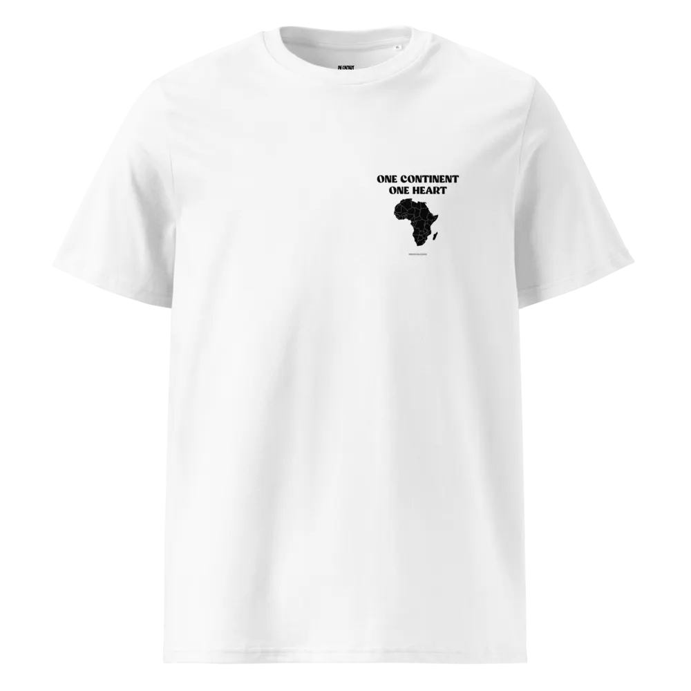 Africa United Organic Cotton T‑Shirt – Unisex Eco‑Friendly African Heritage Map Tee product image (1)