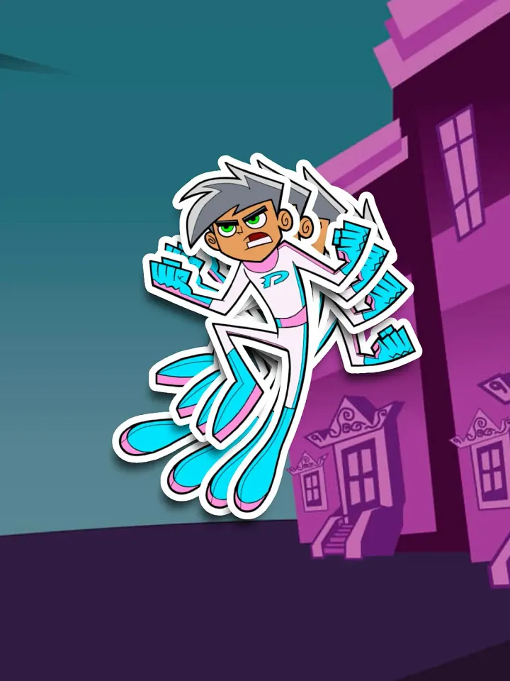 Danny Phantom Inspired Sticker product image (1)