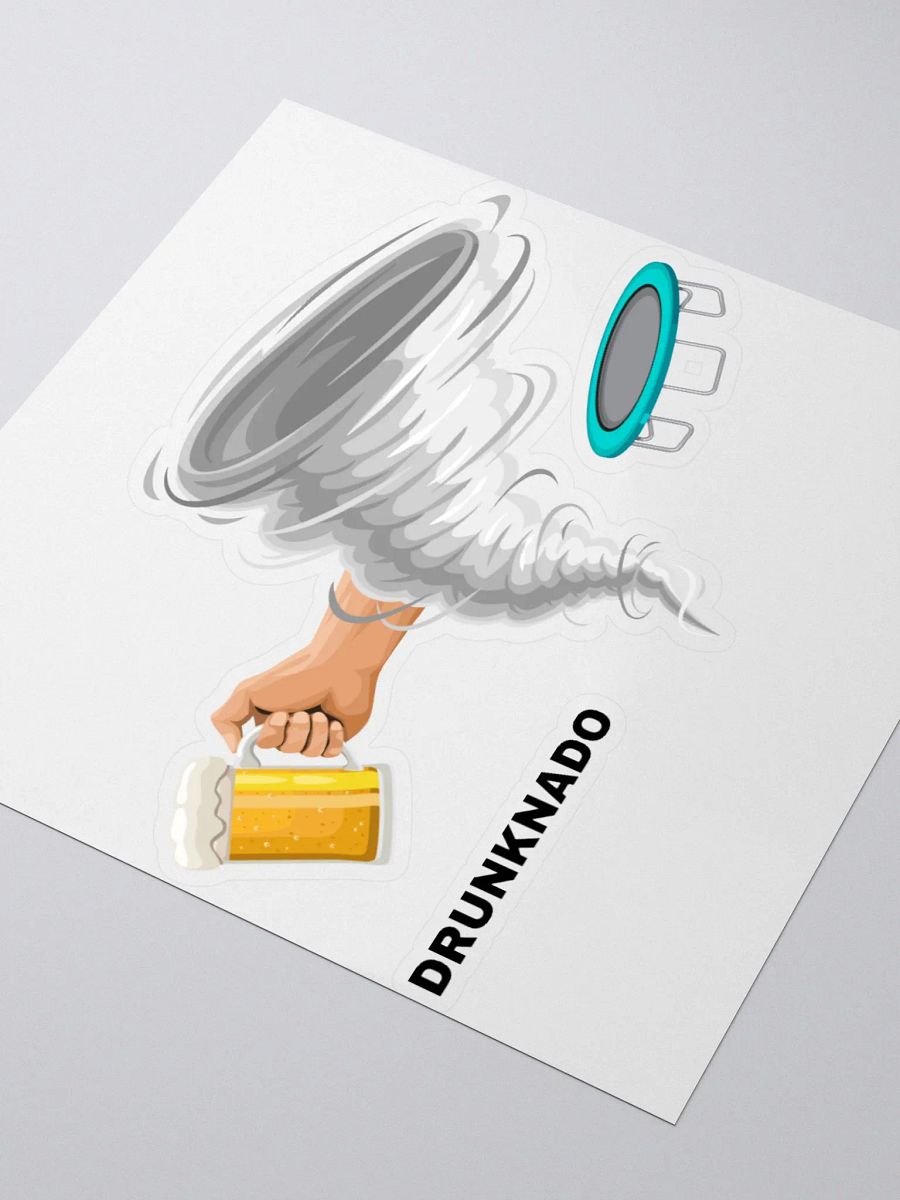 Drunk Tornado Sticker product image (3)