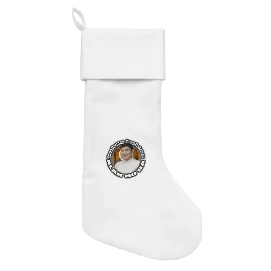 ALAM MO BA Christmas Stocking -idol Raffy Tulfo Filipino Barong Edition product image (1)