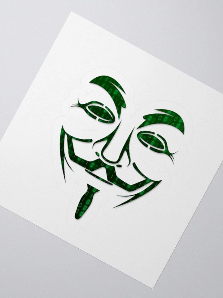 Guy Fawkes Matrix Sticker product image (6)