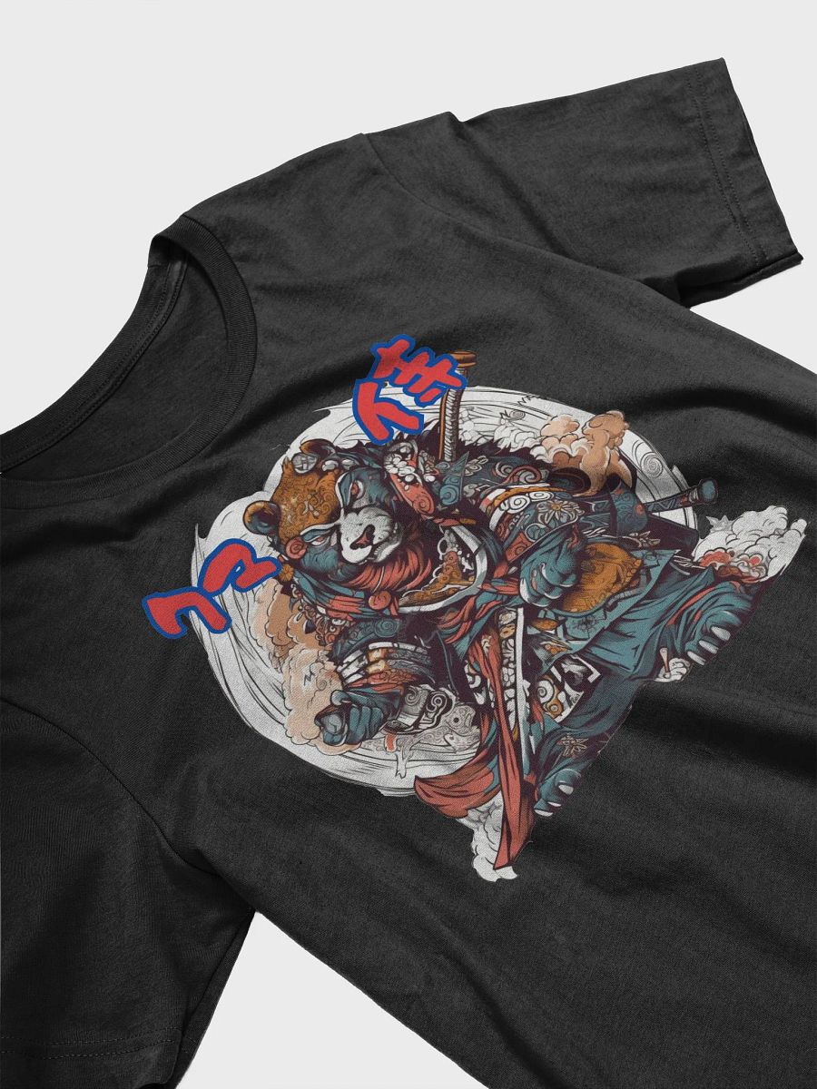 Samurai Bear Warrior Graphic Tee, Anime and Manga Inspired T-Shirt, Cool Unique Art, Gift for Animal Lovers and Geeks Classic Tee product image (5)