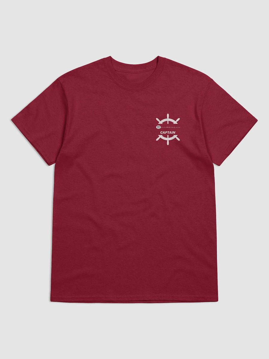 Nordhavn Captain - T-Shirt - Dark Shirt w/White Logo product image (3)