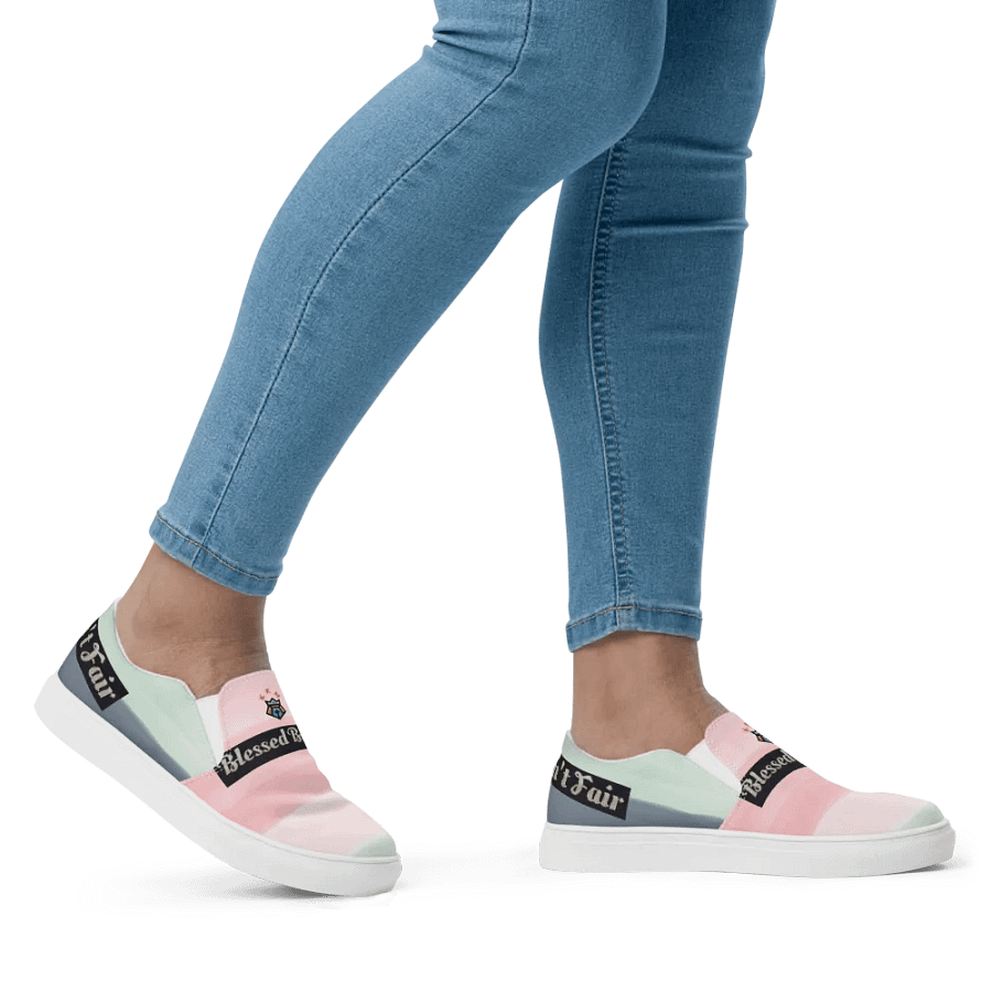 BBG Pink and Green Women's Slip On-w/o Cross product image (9)