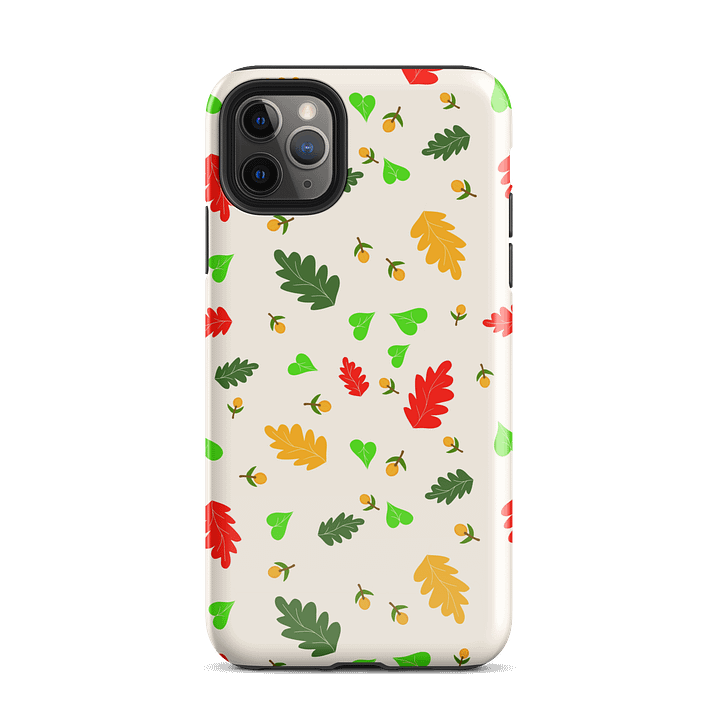 Berry Leaf Delight iPhone® Tough Case product image (51)