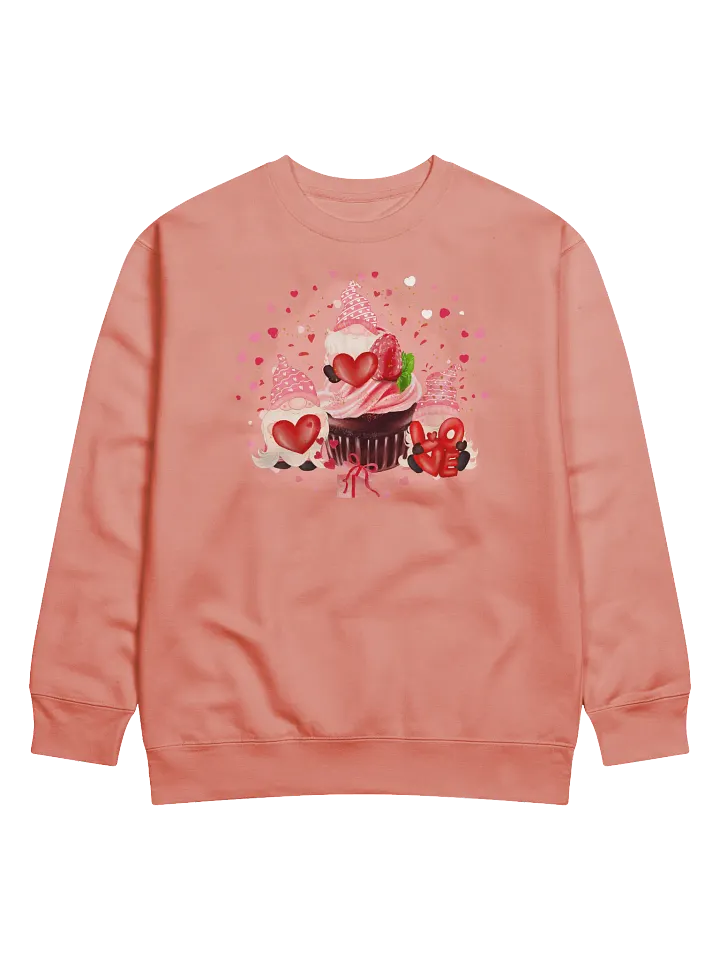 Gnome Love Cupcake Sweatshirt product image (5)