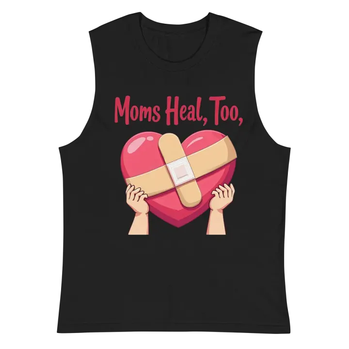Moms Heal, Too Heart Muscle Tank product image (3)