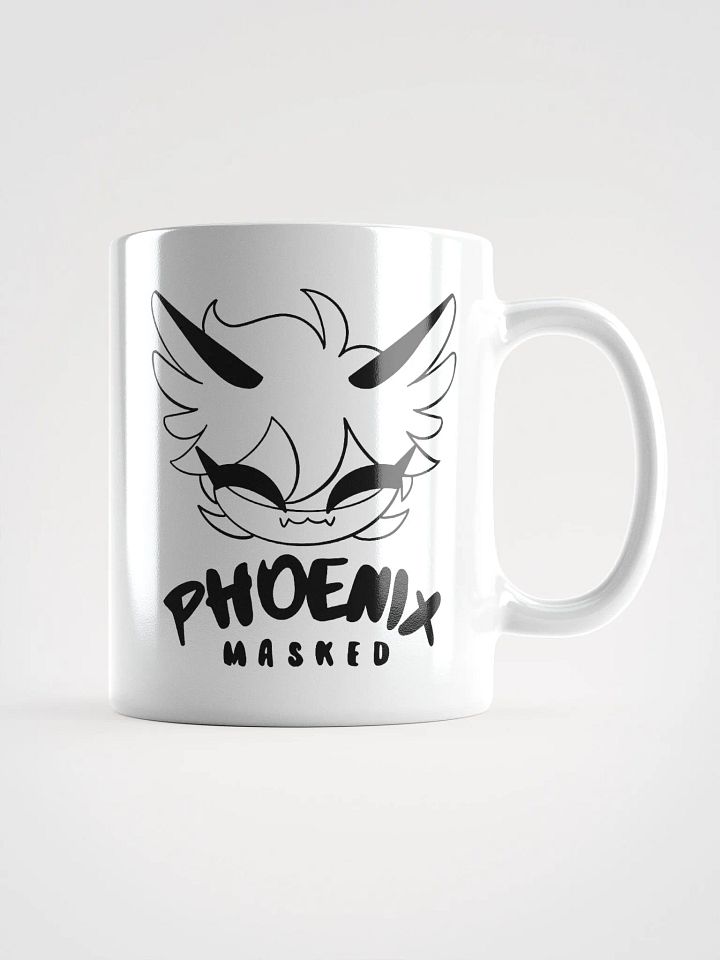 Phoenix Masked White Mug product image (1)