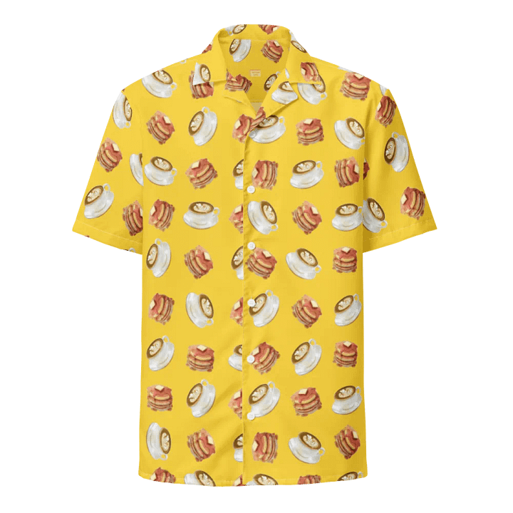 Cafe Latte Pancake Hawaiian Shirt product image (1)