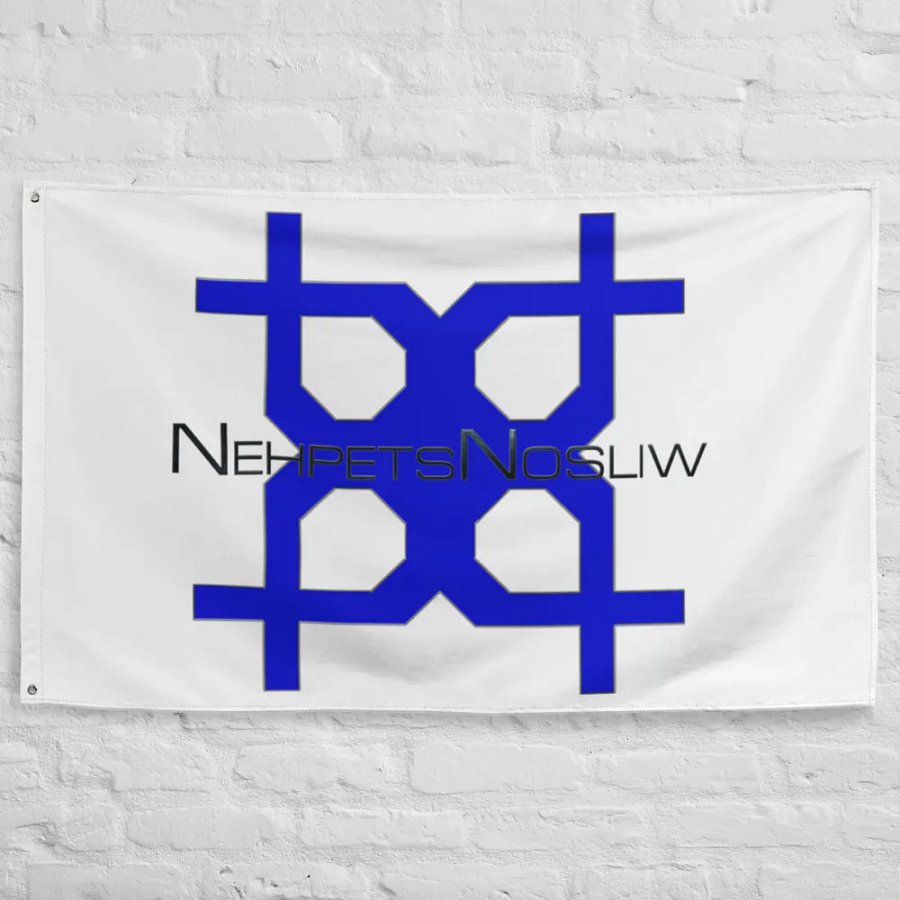 Nehpets Blue Logo Flag product image (10)