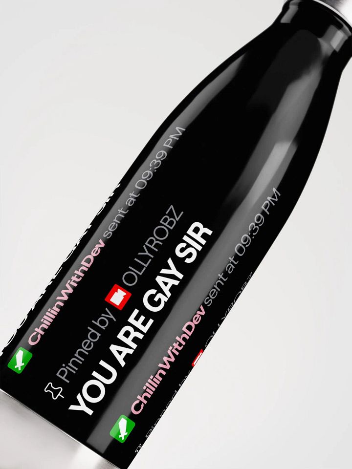 "YOU ARE GAY SIR" Stainless Steel Bottle product image (1)