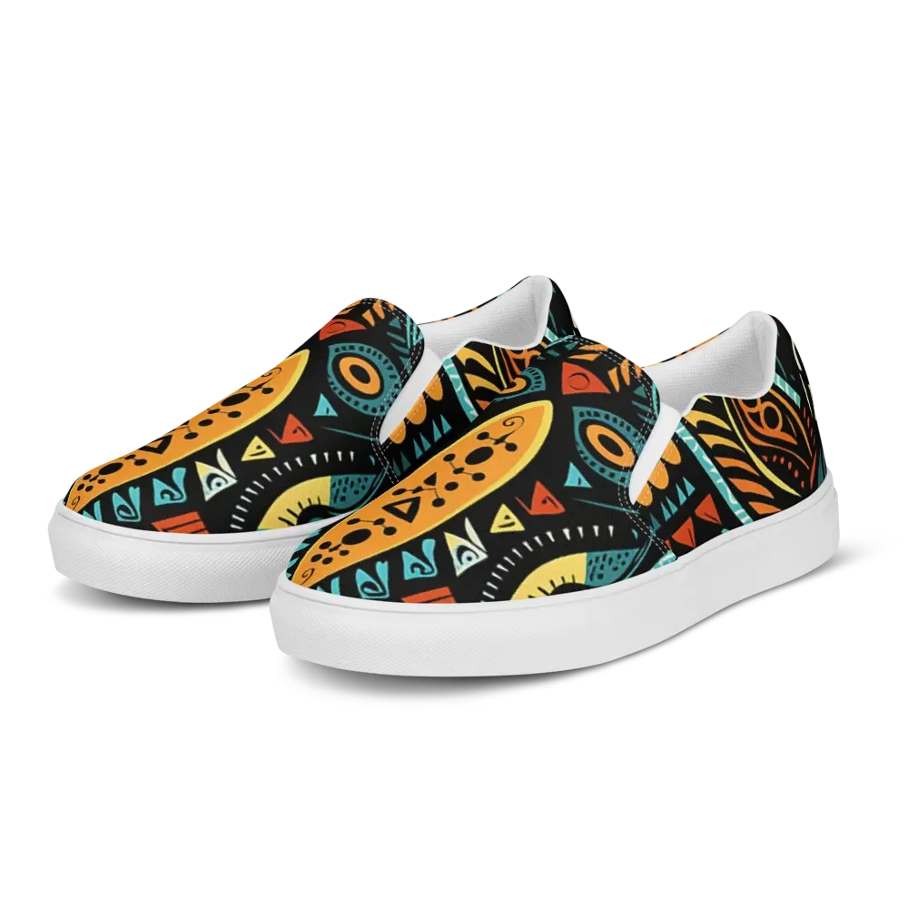 Tribal Vibes Slip-on Canvas Shoes product image (5)