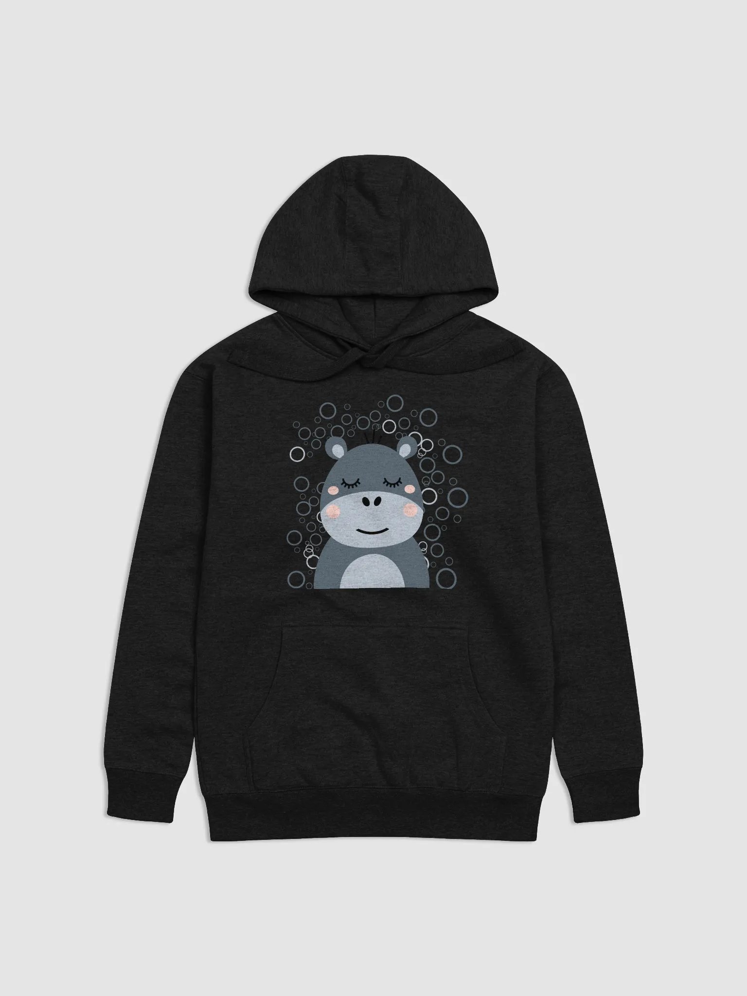 Blush Hippo Unisex Hoodie product image (1)