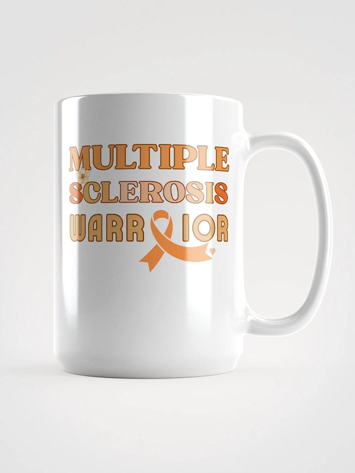 Multiple Sclerosis Warrior, Awareness White Glossy Ceramic Mug product image (1)