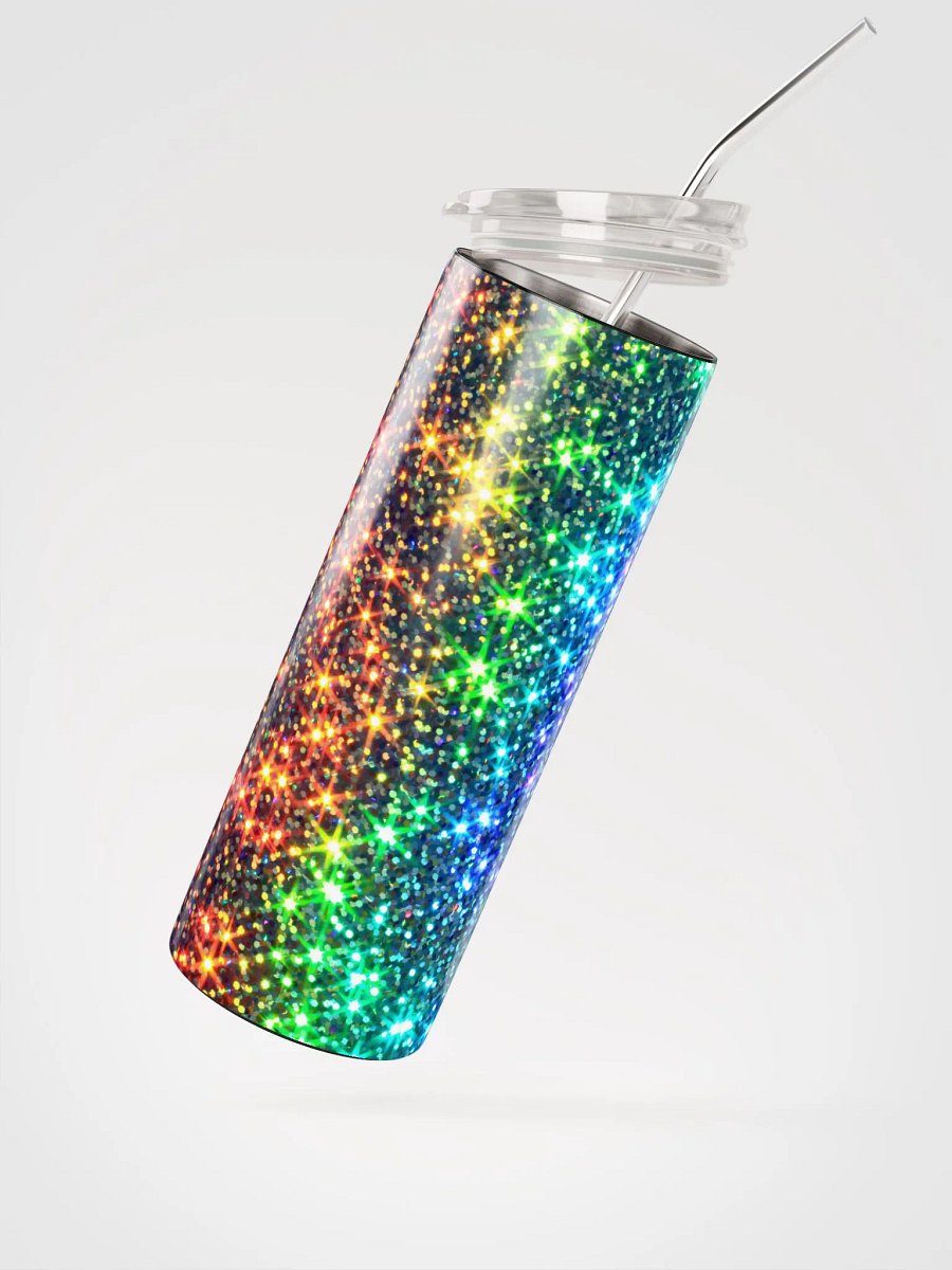 Rainbow Sparkle Stainless Steel Tumbler product image (2)