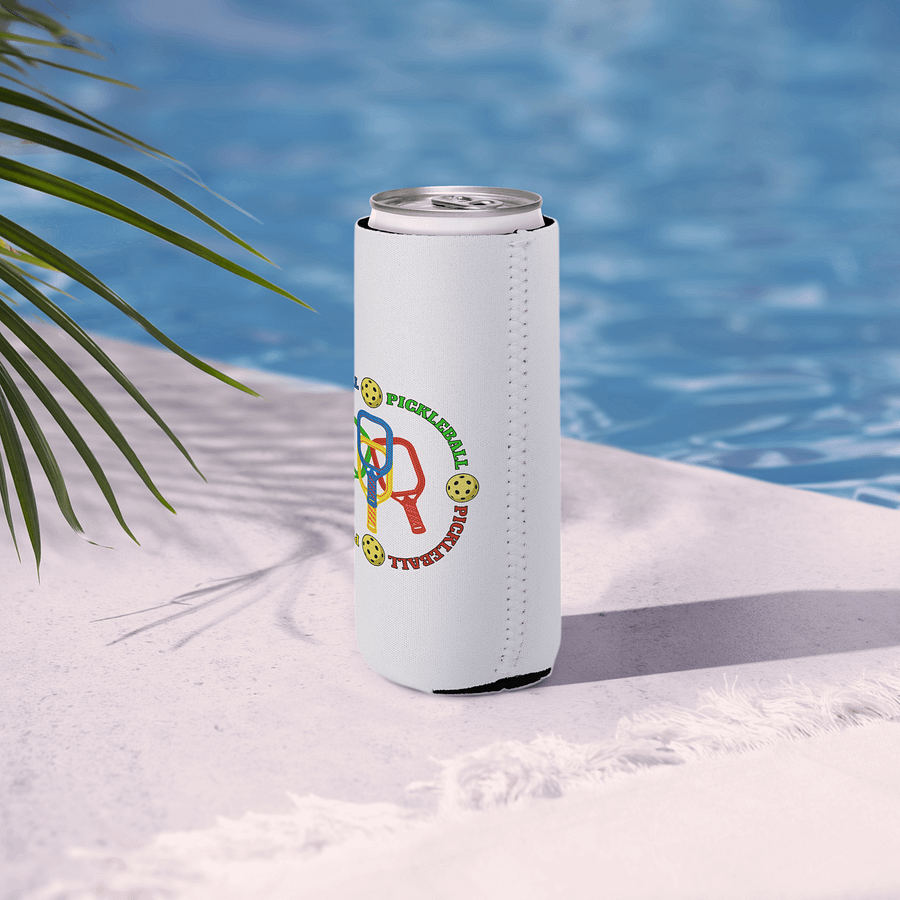 Pickleball Four Circle Colors Paradise Can Cooler product image (6)