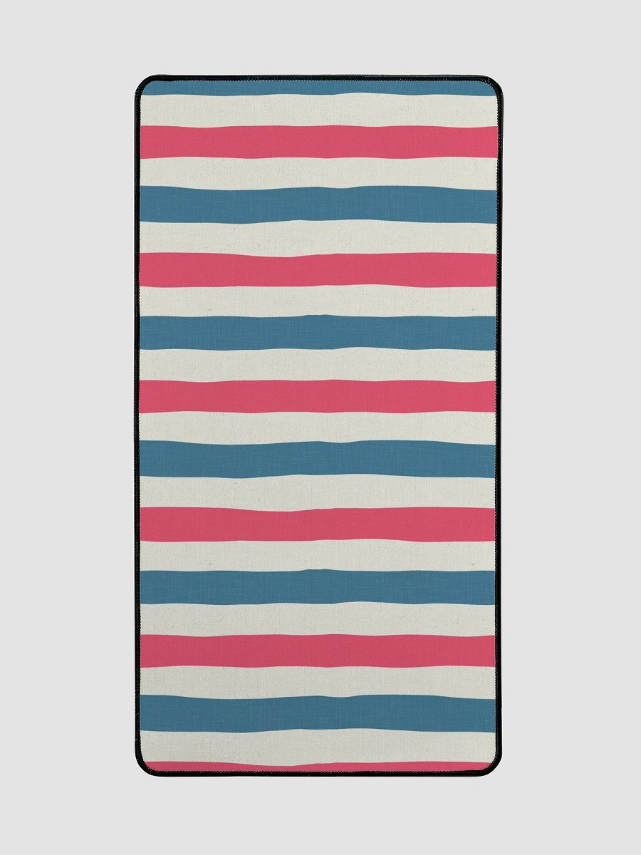 Cosmic Bloom Stripes Desk Mat product image (2)