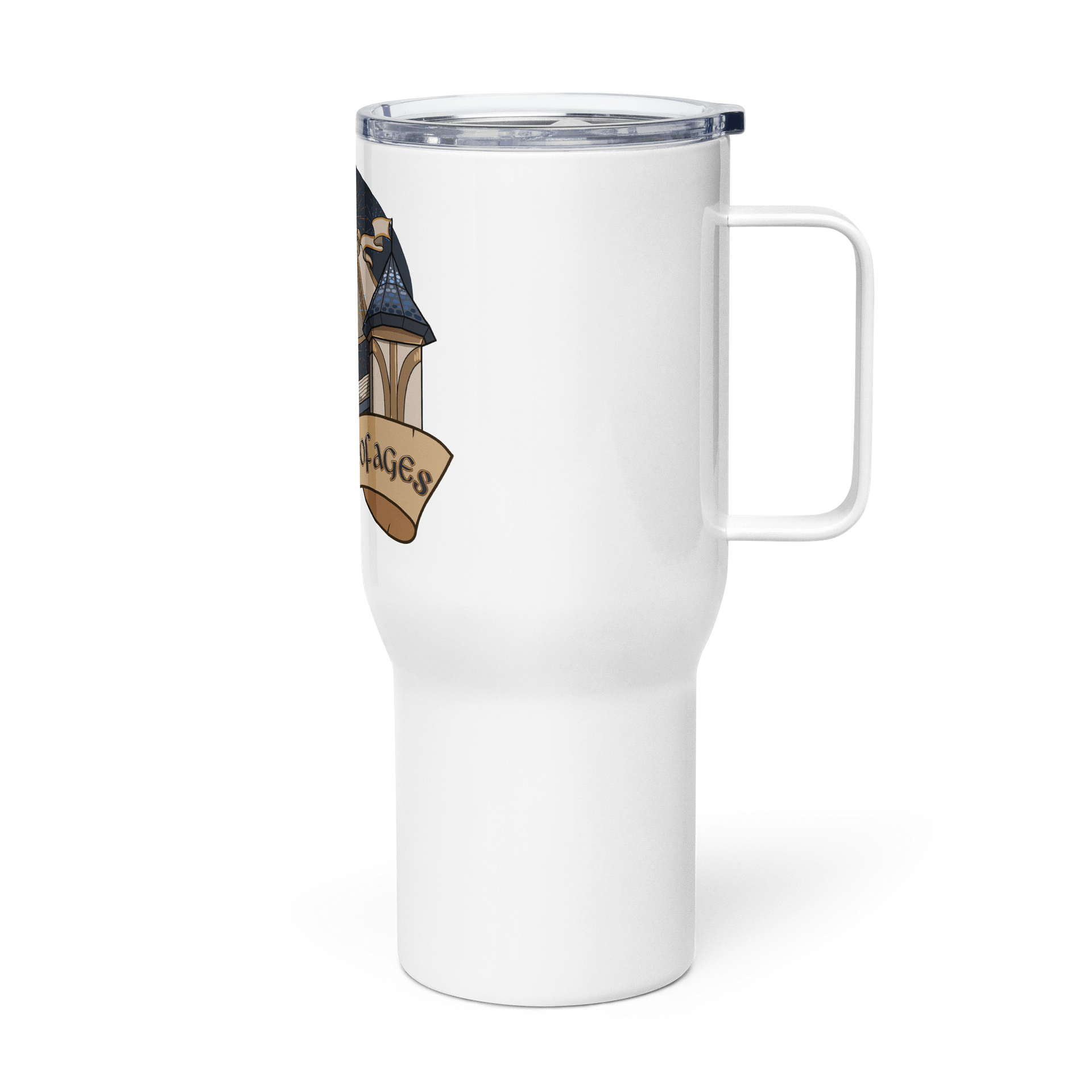 Coliseum Sky - Fireworks Version - Travel Mug w/Handle product image (3)