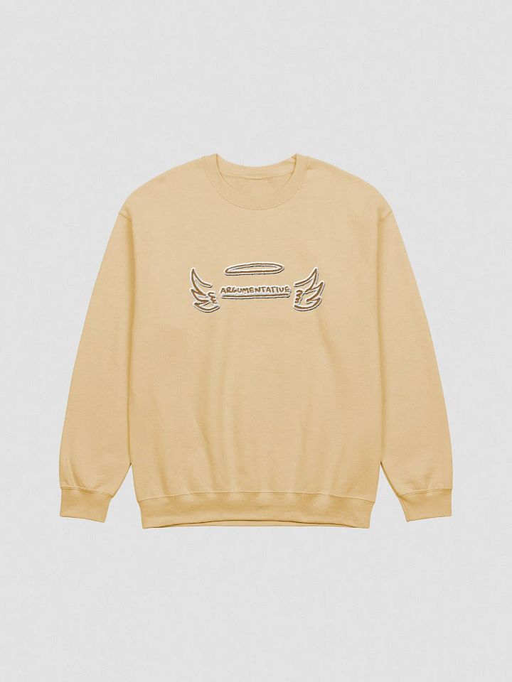 ANGELIC (lg. brass bubble design) embroidered crewneck product image (19)