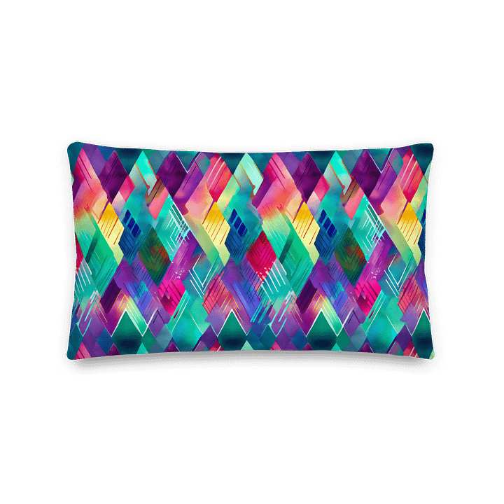 "Watercolor Diamonds" Premium Pillow product image (2)