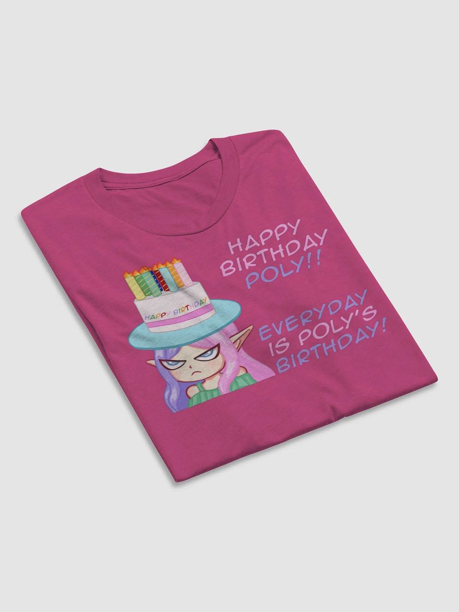 Happy Birthday Poly - Triblend Tshirt product image (38)