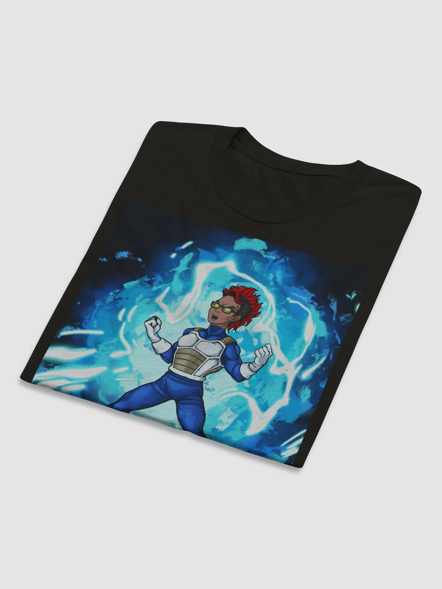 The Saiyan (Blue) - Short Sleeve Unisex T-Shirt product image (4)