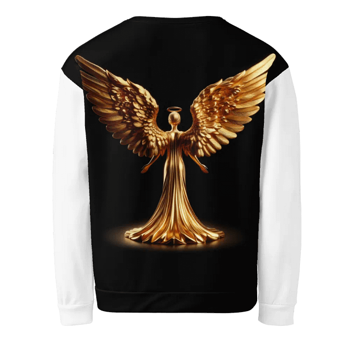 A Golden Angel and Cross - Unisex Sweatshirt #6 product image (2)